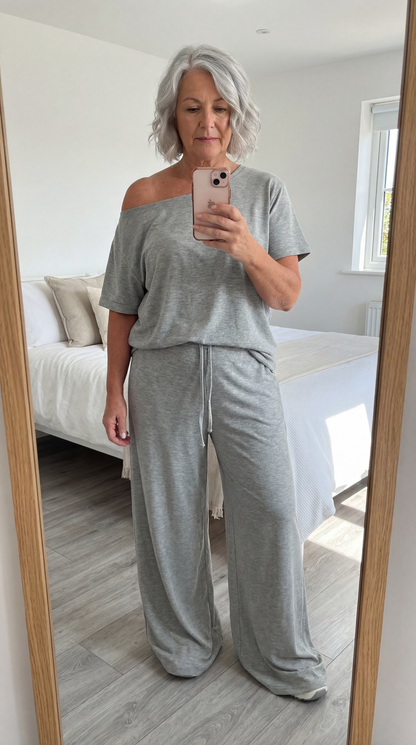 Rhea Off-Shoulder Two-Piece Set