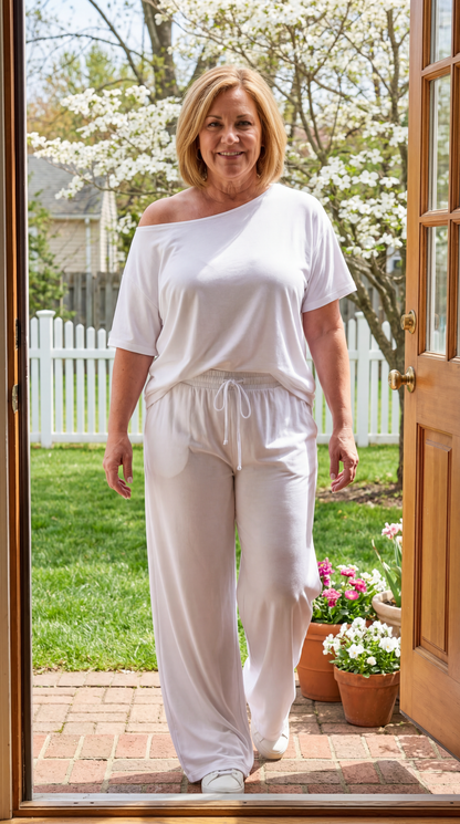 Rhea Off-Shoulder Two-Piece Set