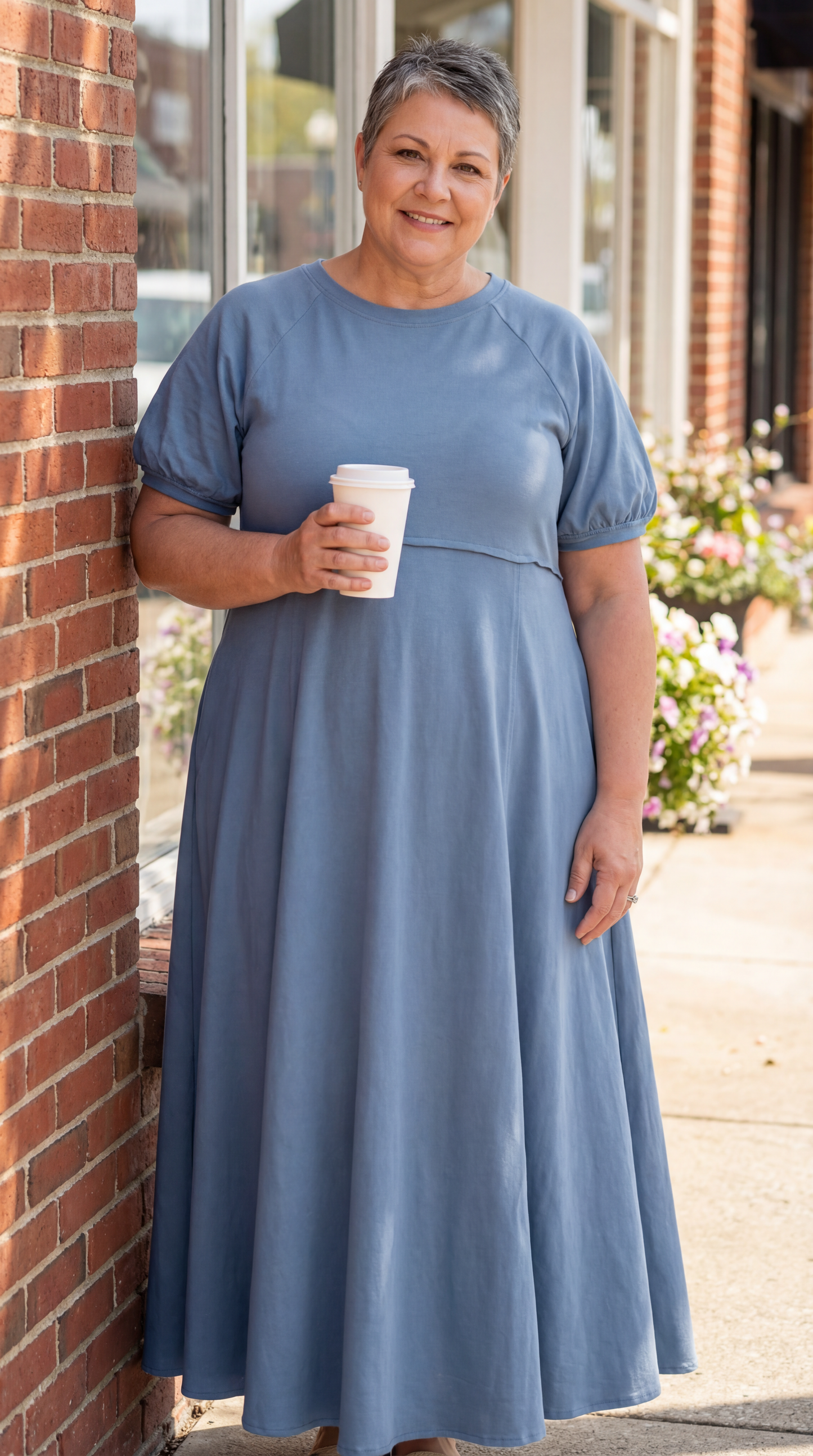 Alessia Puff Sleeve Maxi Dress