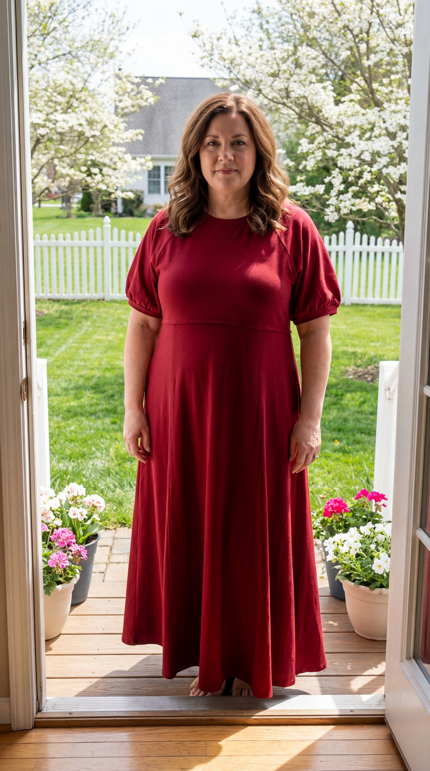 Alessia Puff Sleeve Maxi Dress