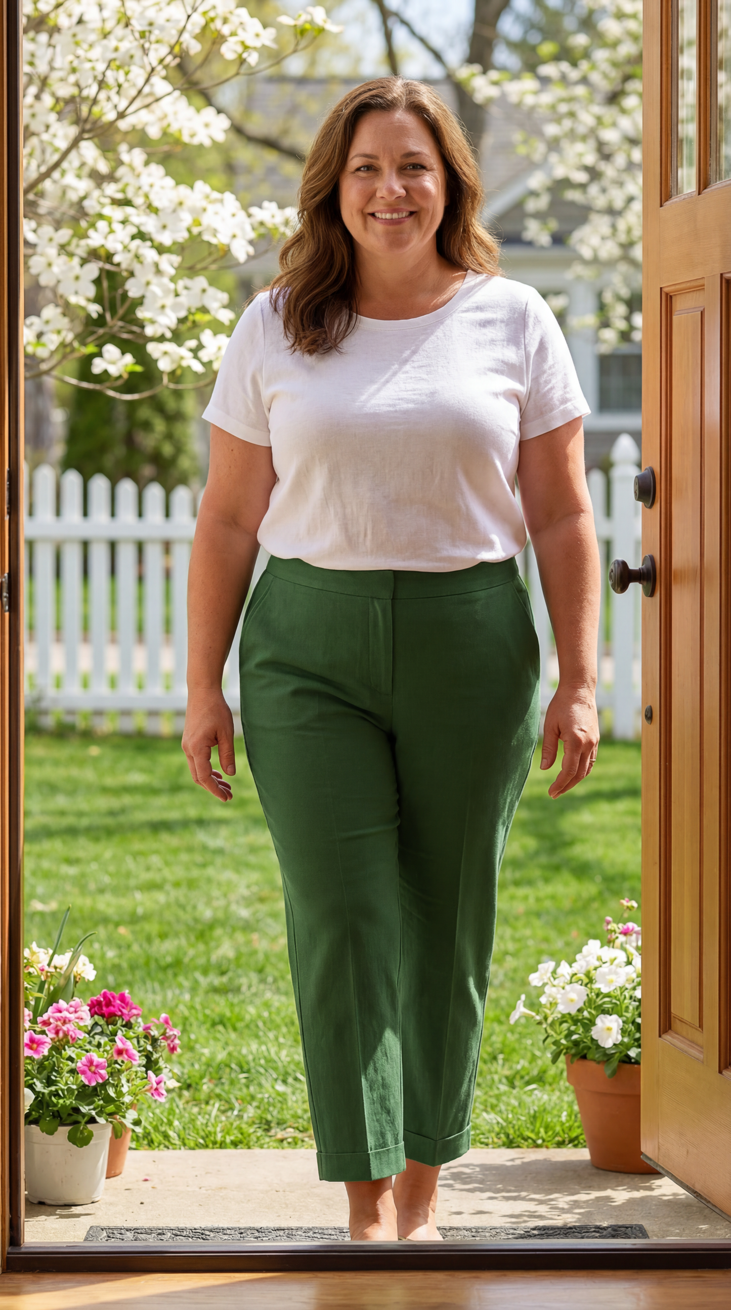 Marlowe Straight-Leg Trousers