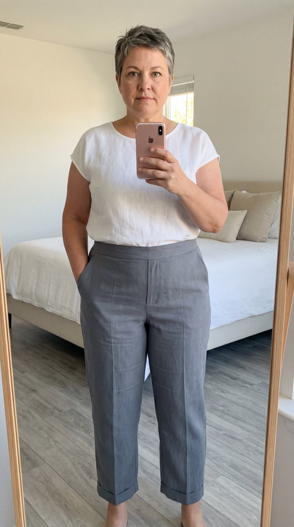 Marlowe Straight-Leg Trousers