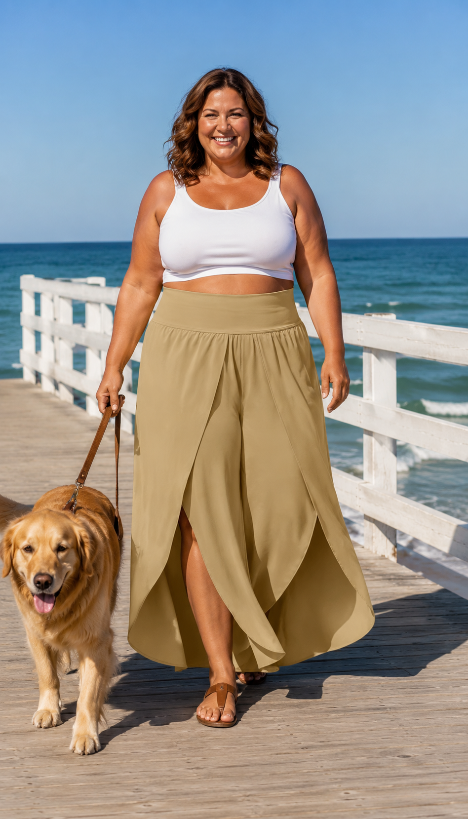 Soleia - Flowy Wide-Leg Pants