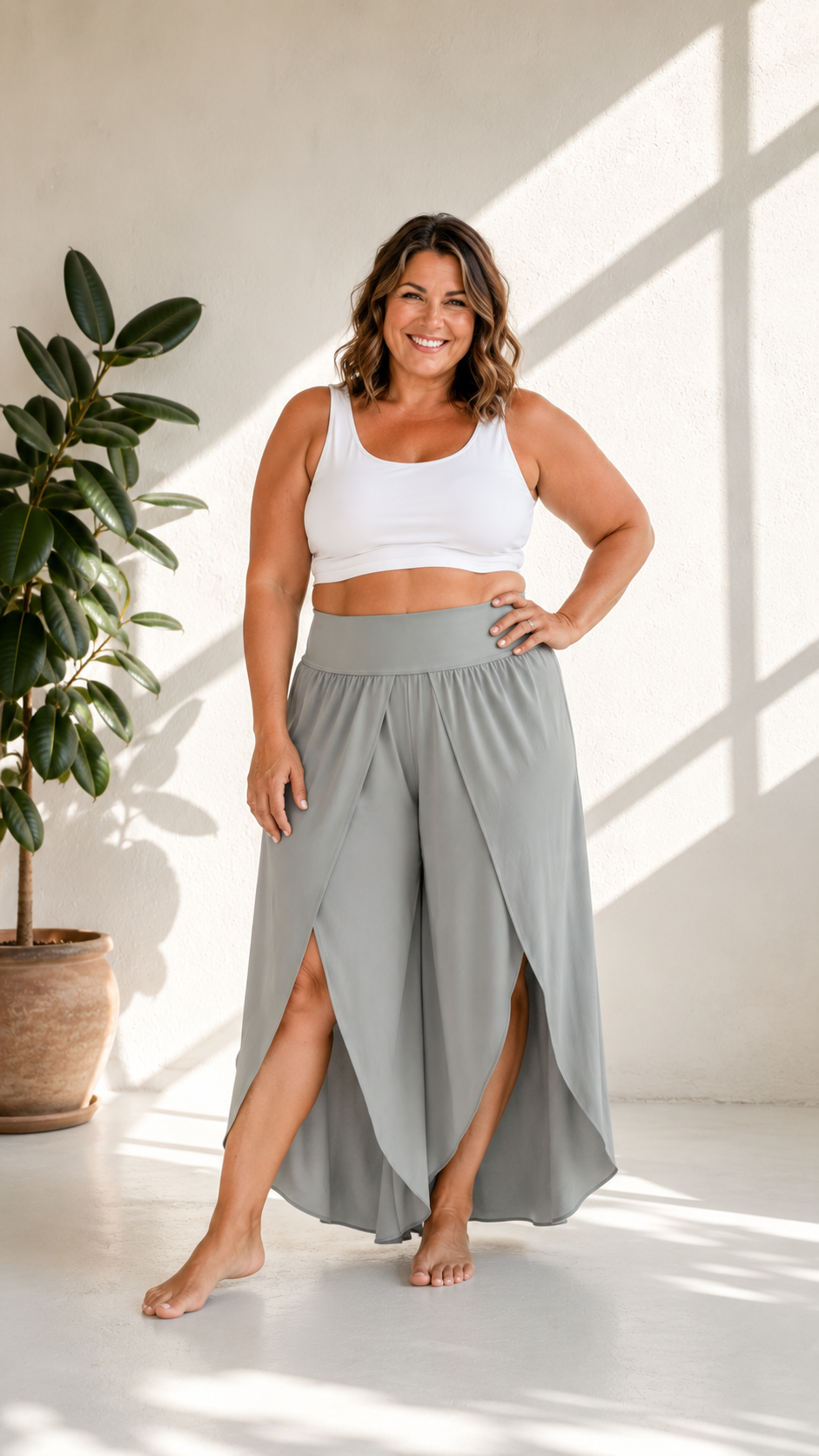 Soleia - Flowy Wide-Leg Pants