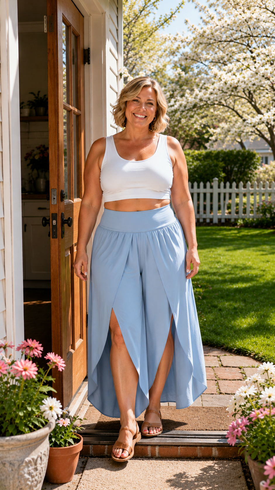 Soleia - Flowy Wide-Leg Pants