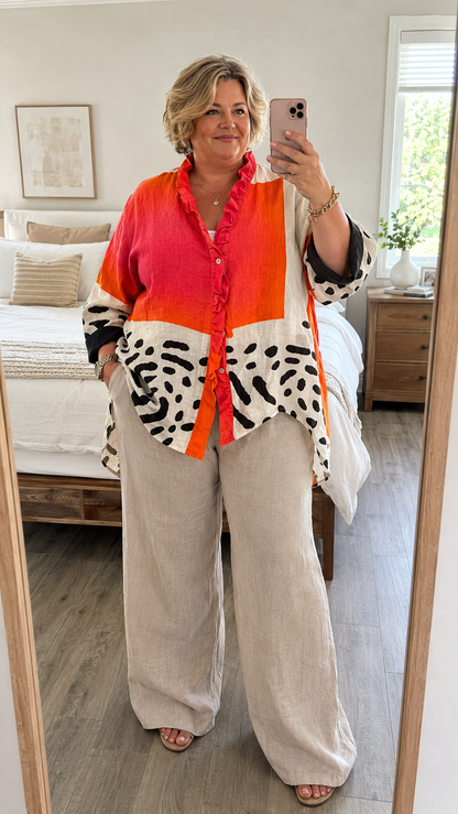 Calista - Relaxed Print Blouse