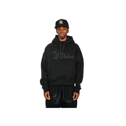 Unisex graphic pullover hoodie with drawstring hood and kangaroo pocket