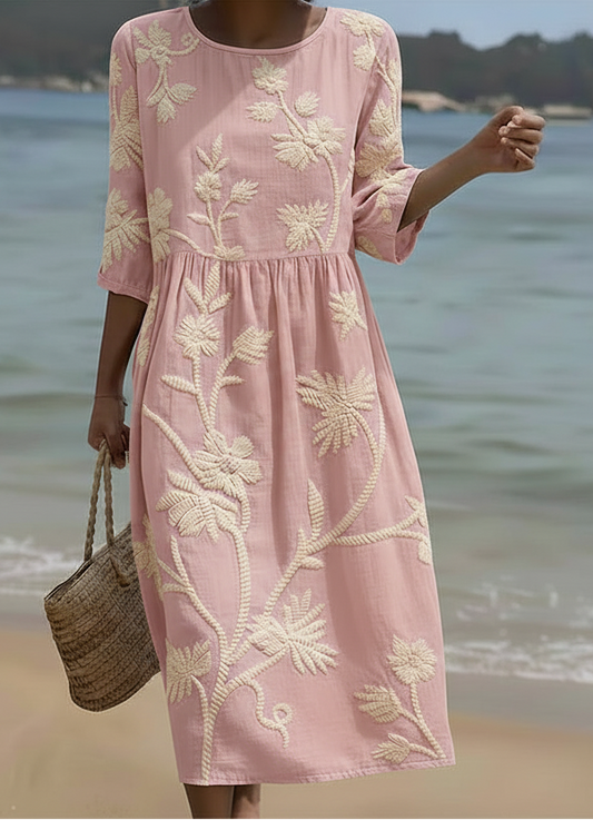 Paloma Floral Midi Dress 0
