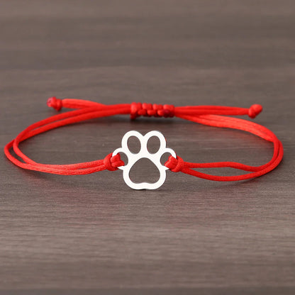 Piper Adjustable Paw Print Bracelet 1