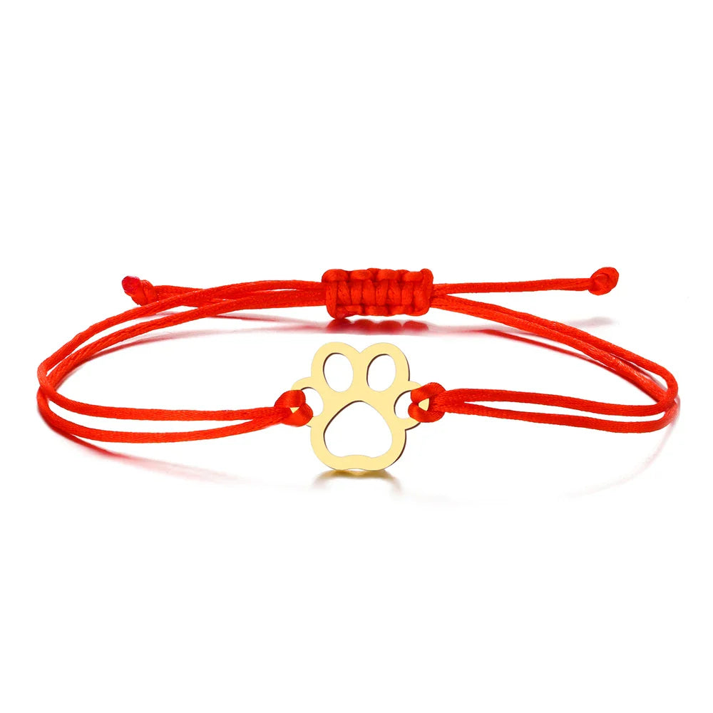 Piper Adjustable Paw Print Bracelet 3