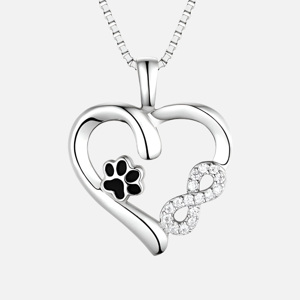 Piper Infinity Paw Necklace 1