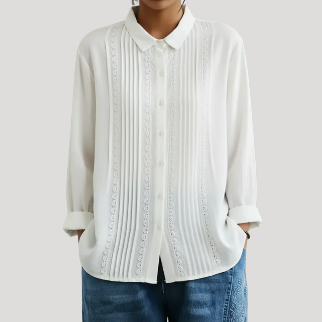 Piper Lace Detail Blouse 0