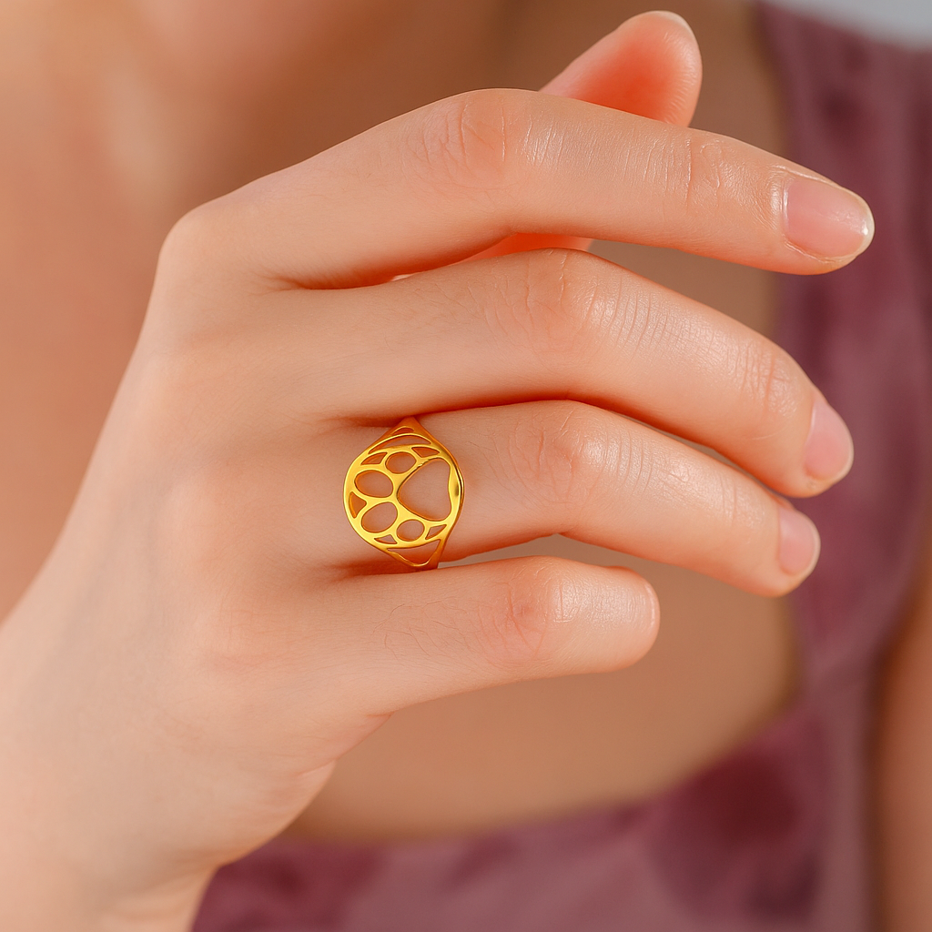 Piper Open Paw Ring 3