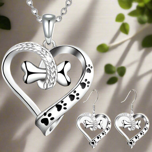 Piper Paw Charm Jewelry Set 0
