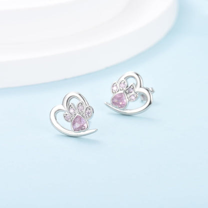 Piper Paw Print Earrings 4