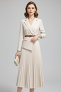 Women's Belted Blazer Dress – Tailored Wrap Jacket Dress for Office & Events 6