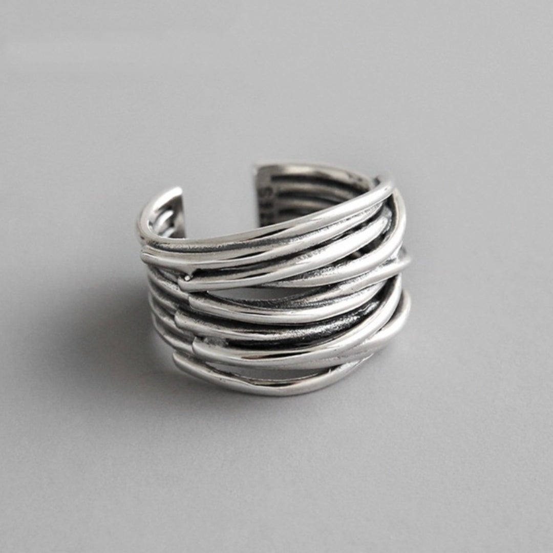 Rhea Adjustable Layered Ring 0