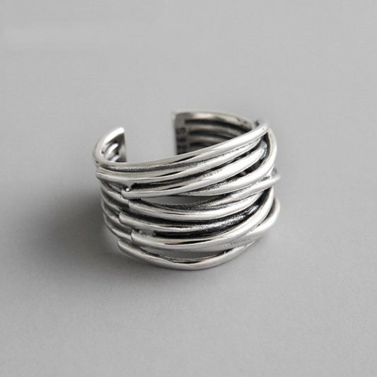 Rhea Adjustable Layered Ring 0
