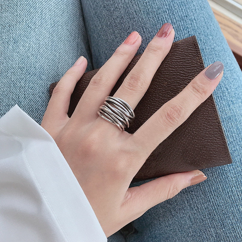 Rhea Adjustable Layered Ring 2