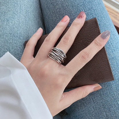Rhea Adjustable Layered Ring 2