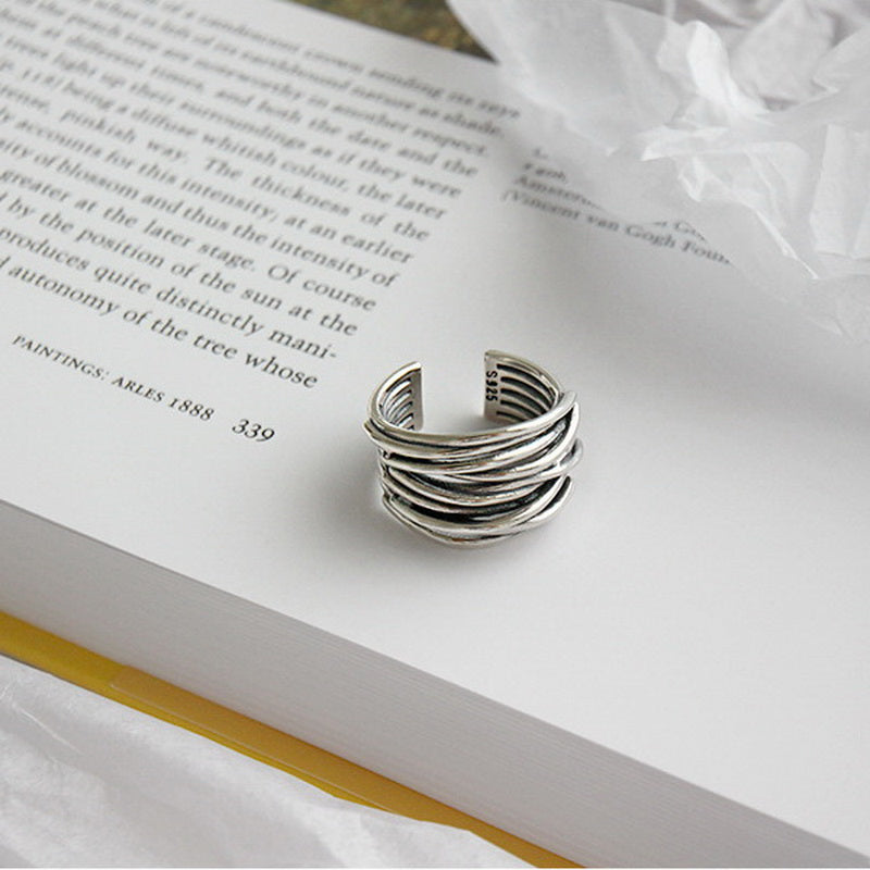 Rhea Adjustable Layered Ring 3