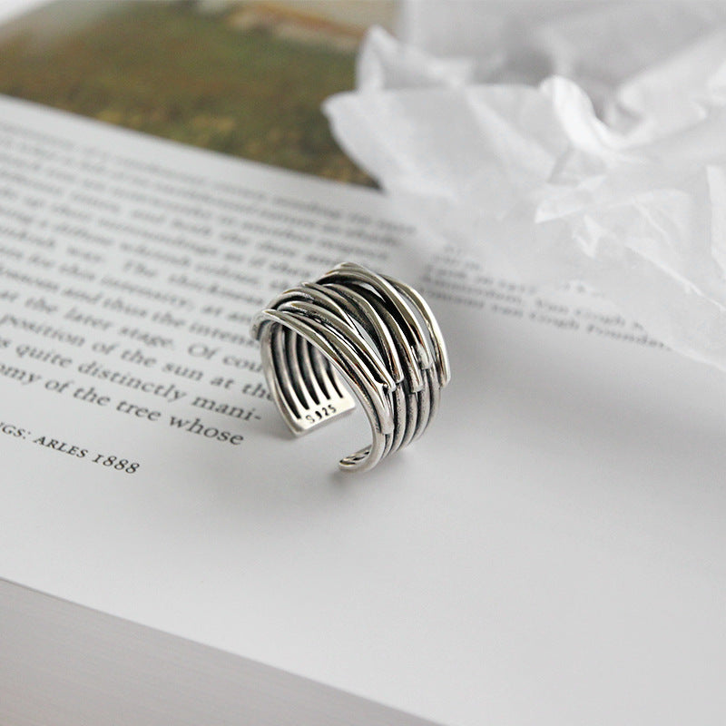 Rhea Adjustable Layered Ring 4
