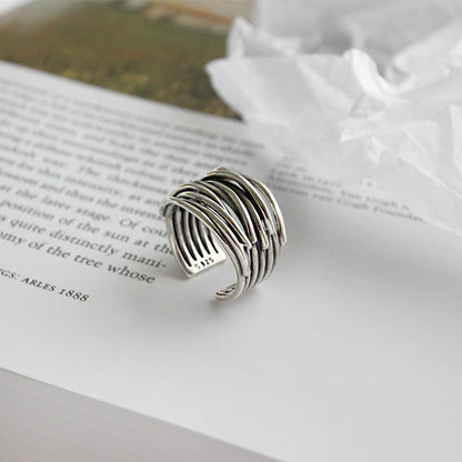 Rhea Adjustable Layered Ring 4
