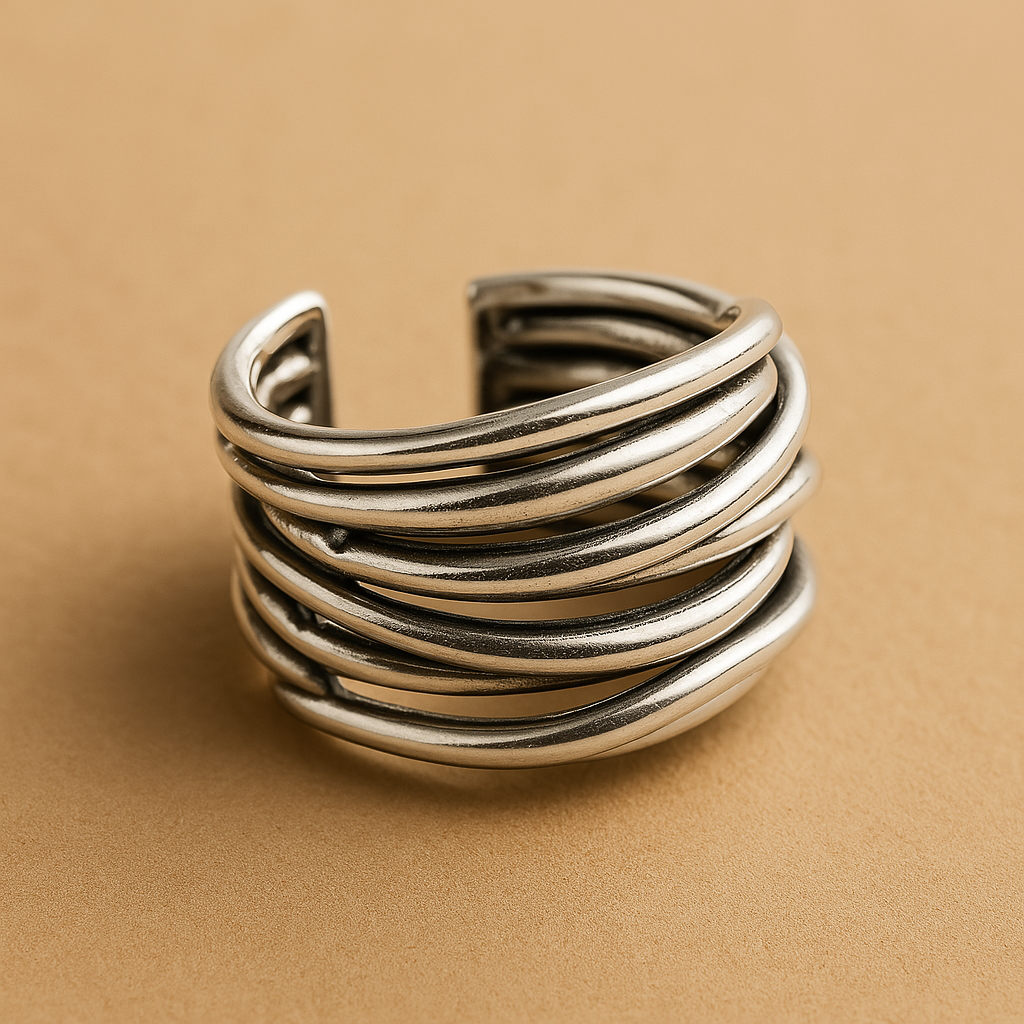 Rhea Adjustable Layered Ring 5