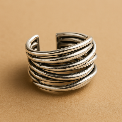 Rhea Adjustable Layered Ring 5