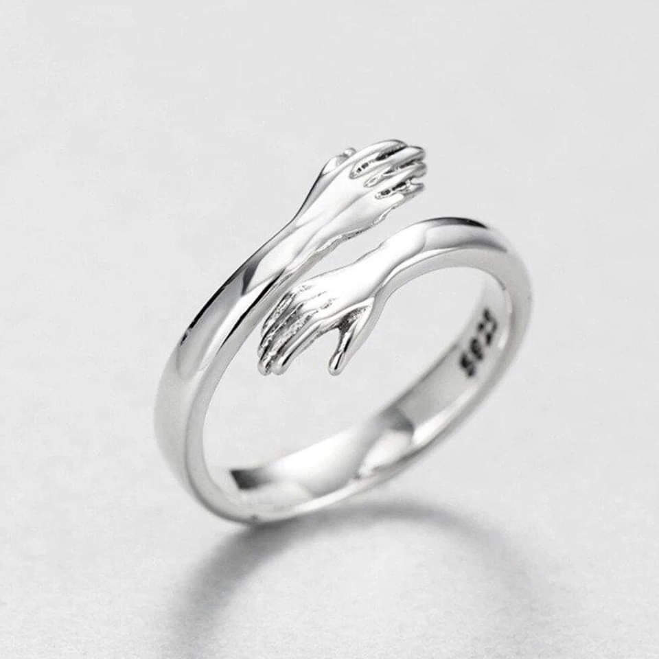 Rhea Adjustable Love Hug Ring 2