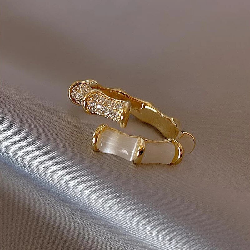 Rhea Adjustable Opal Ring 0
