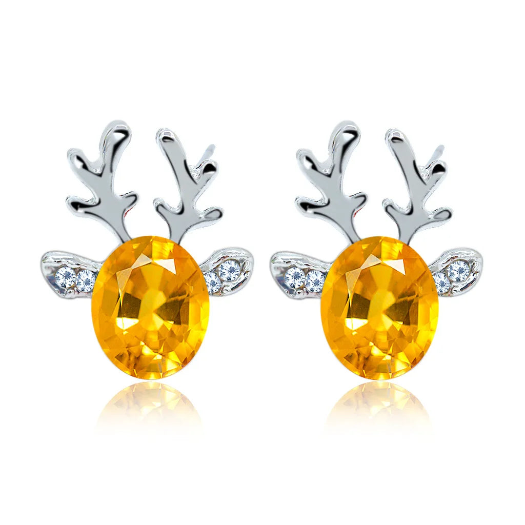 Rhea Crystal Stud Earrings 8