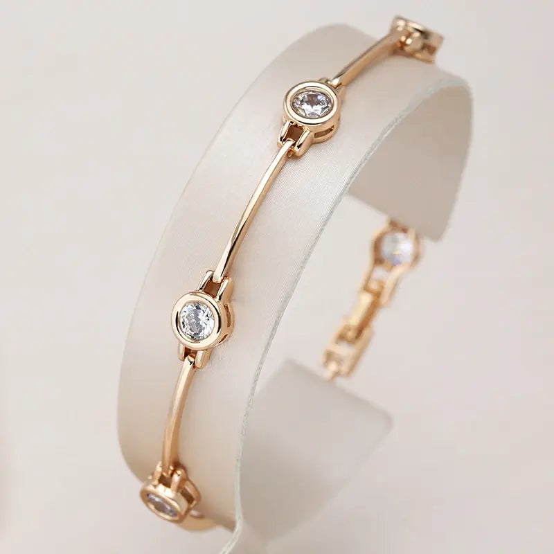 Rhea Gold Zirconia Bracelet 0
