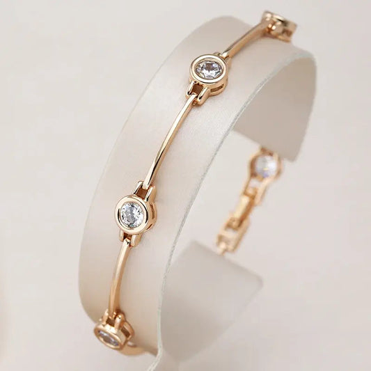 Rhea Gold Zirconia Bracelet 0