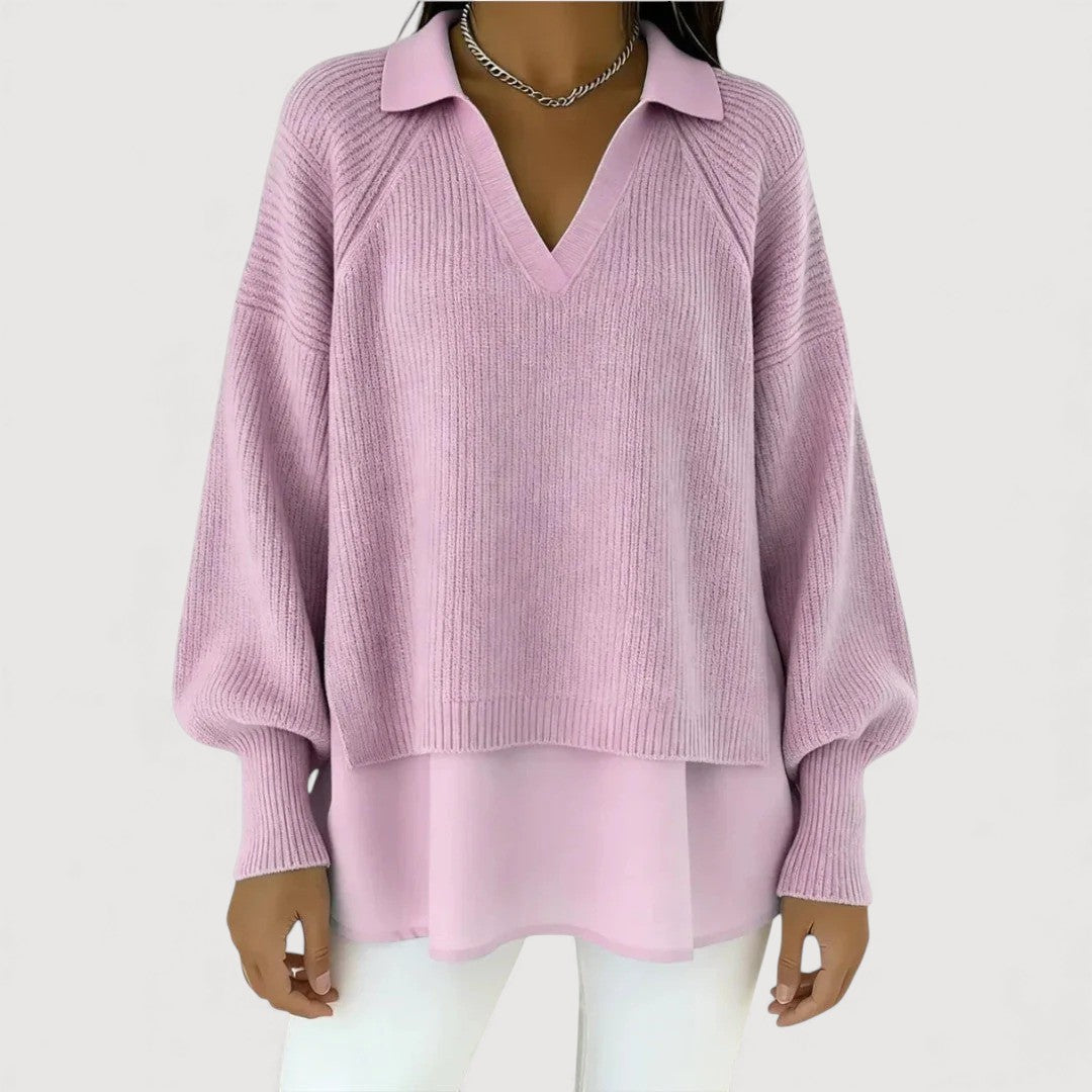 Rhea Layered Knit Top 3