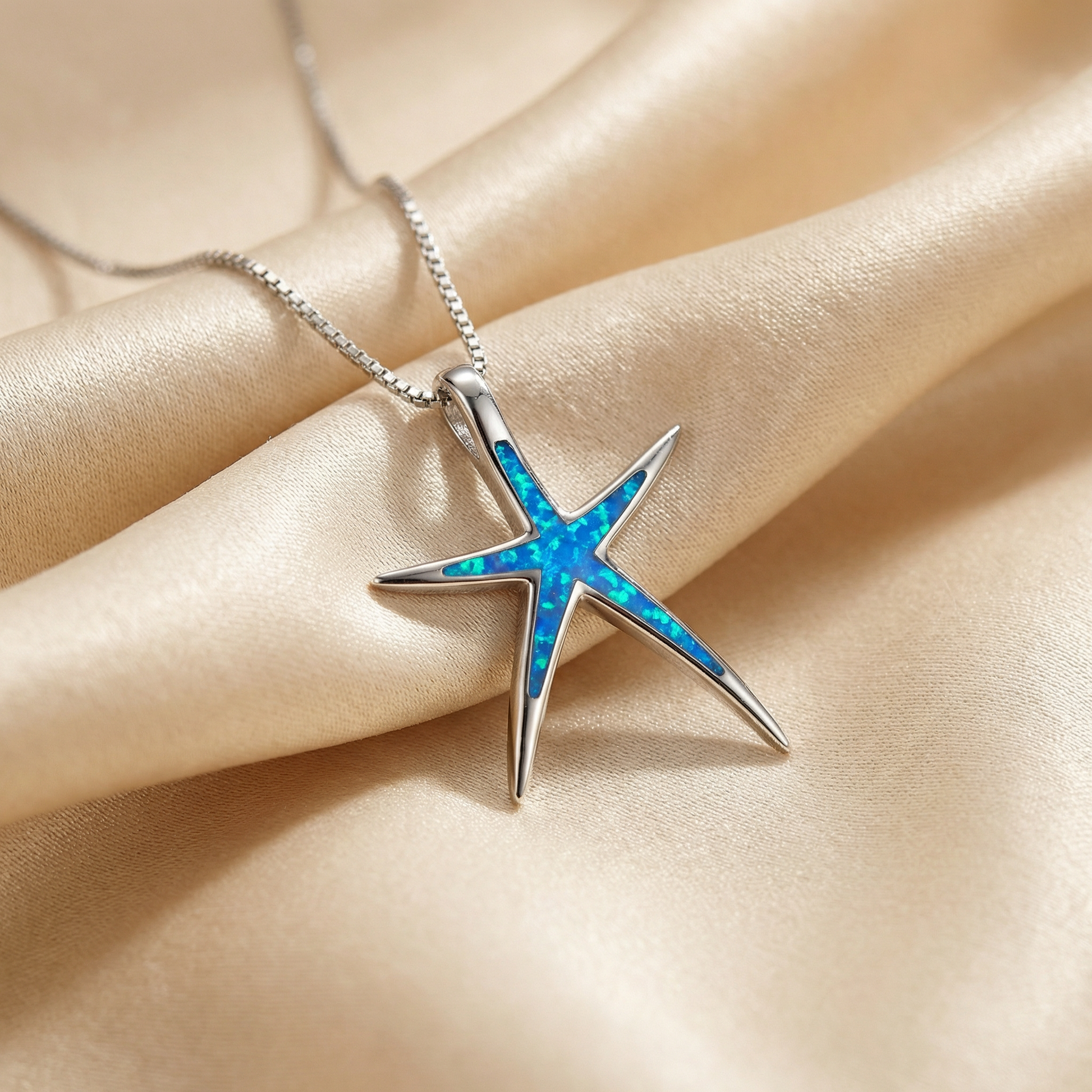 Rhea Opal Starfish Necklace 0
