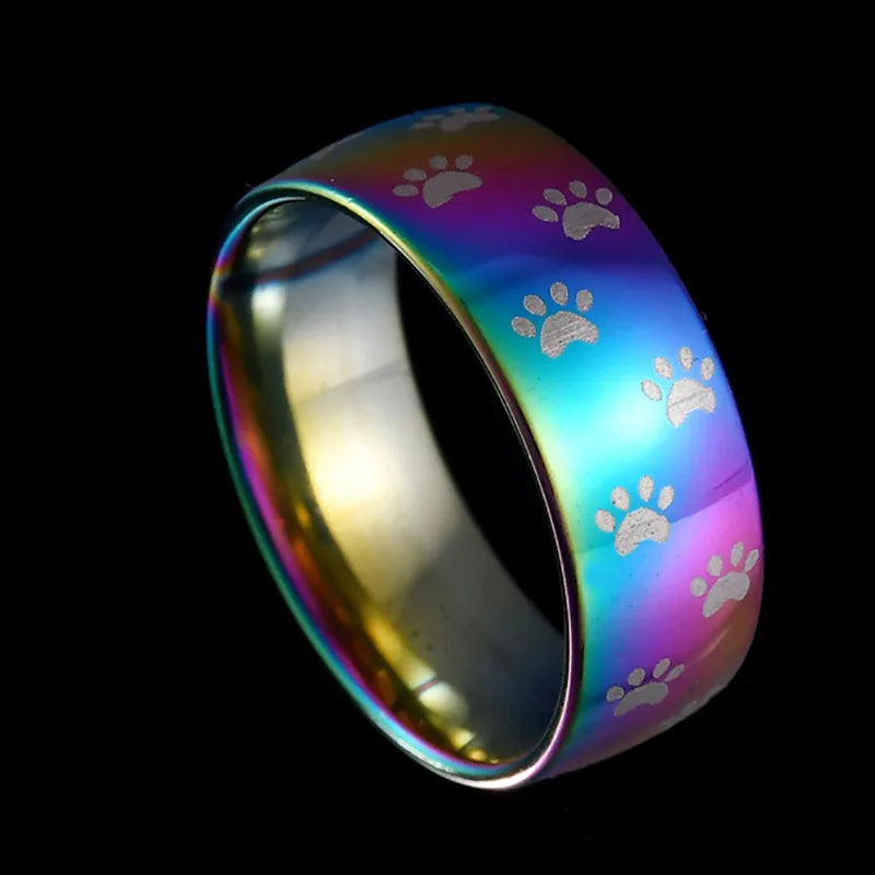 Rhea Paw Print Ring 1
