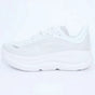 Low-top lace-up running sneaker with thick cushioned sole