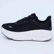 Low-top lace-up running sneaker with thick cushioned sole