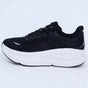 Low-top lace-up running sneaker with thick cushioned sole