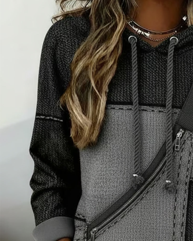 Sabrina Color Block Hoodie 2