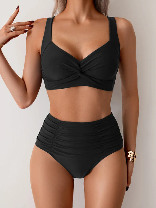 Vivienne Twist Front Bikini Set