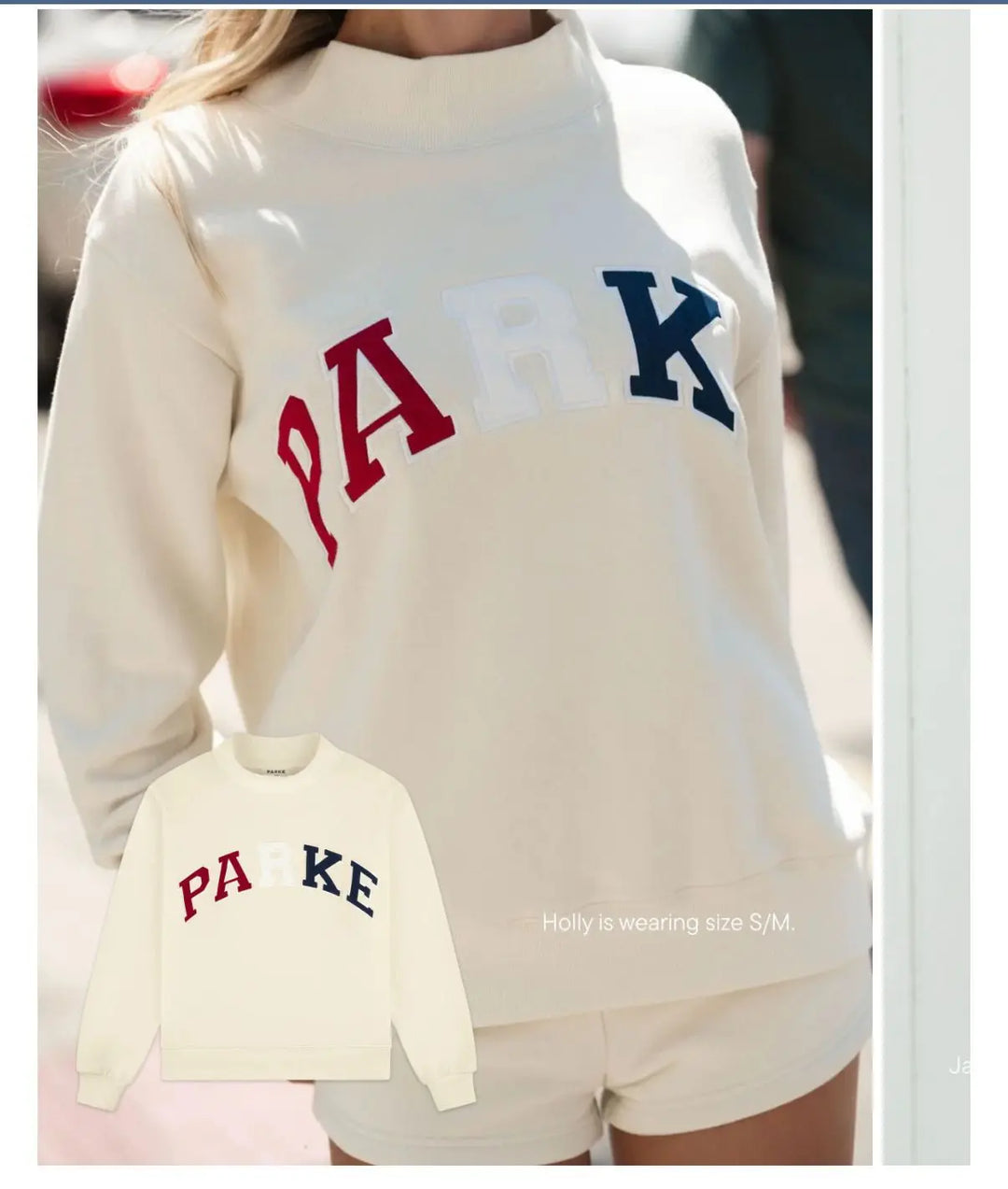 Women's pink oversized crewneck sweatshirt with letter graphic