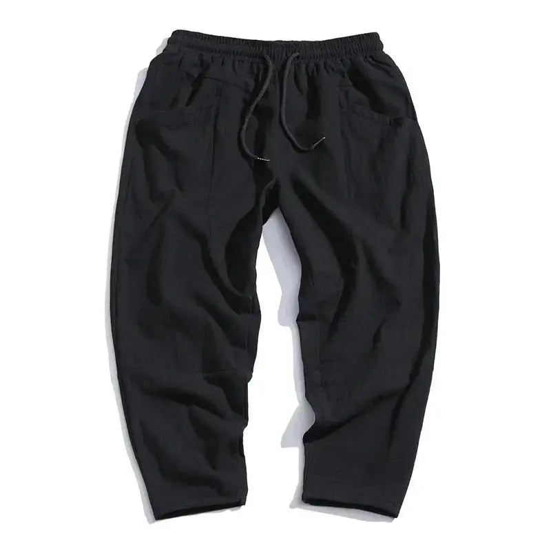 Men's Kyoto Cropped Tapered Pants – Casual Lightweight Trousers 5