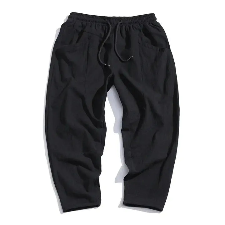 Men's Kyoto Cropped Tapered Pants – Casual Lightweight Trousers 5