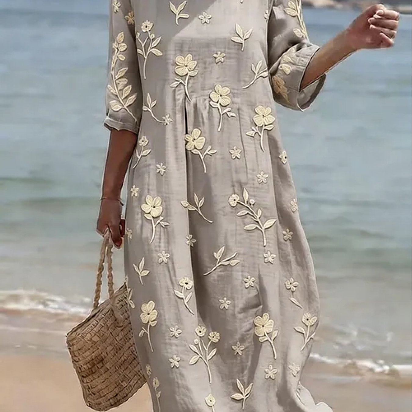 Selena Fit-and-Flare Summer Dress 0