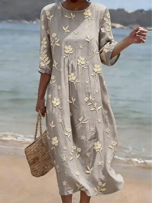Selena Fit-and-Flare Summer Dress 1
