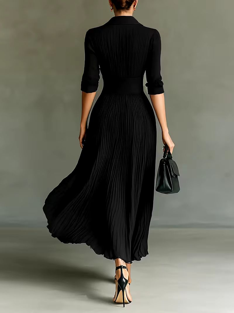 Selena Pleated Maxi Dress 3