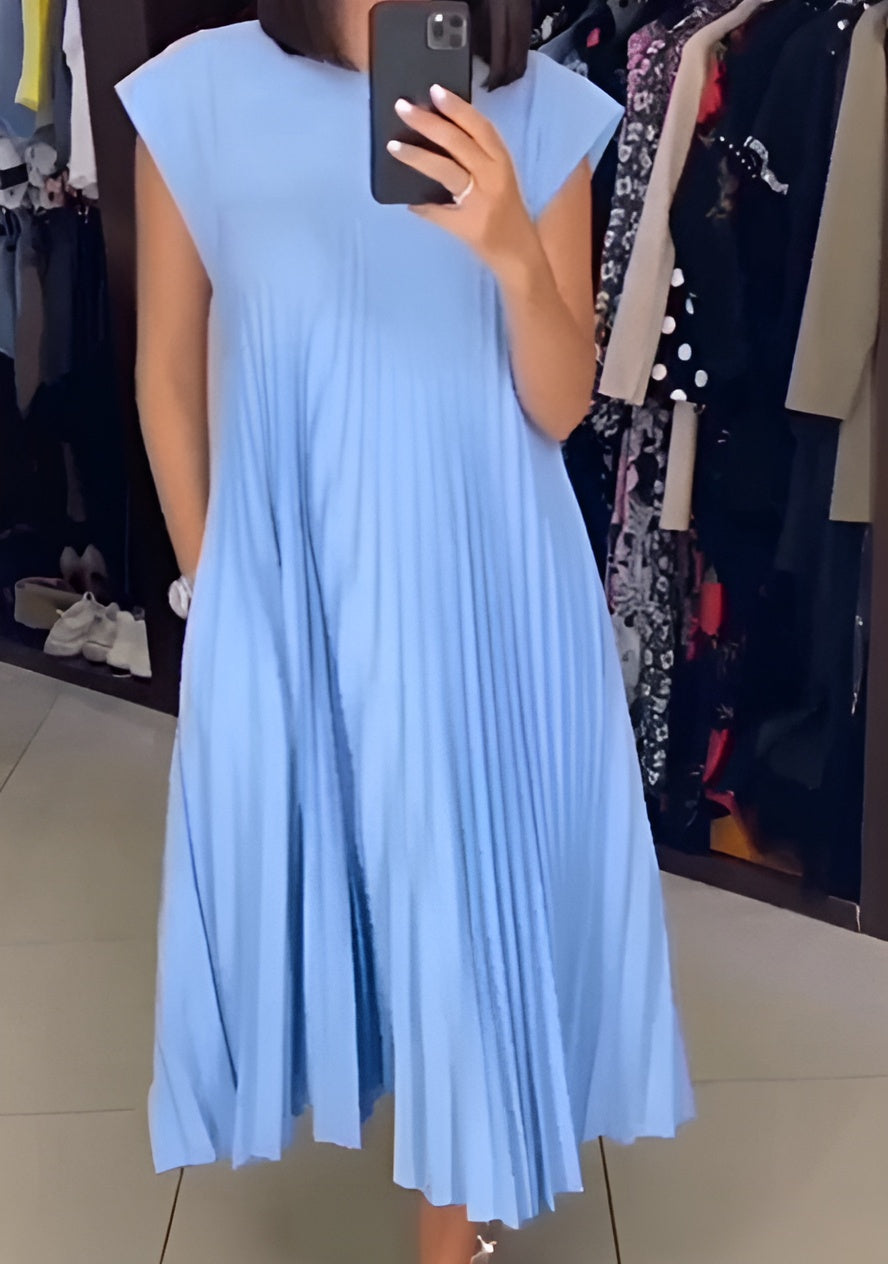 Selena Pleated Midi Dress 3