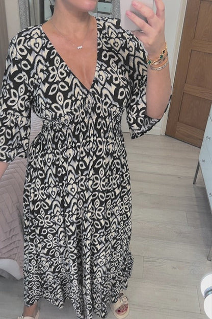 Selene Bohemian Midi Dress 2